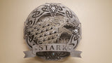 HOUSE STARK Coat of Arms from the Game of Thrones series,  4 layered shield