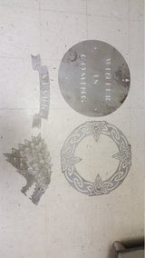 HOUSE STARK Coat of Arms from the Game of Thrones series,  4 layered shield 3d Metal / Wall Art (Collect them all!)