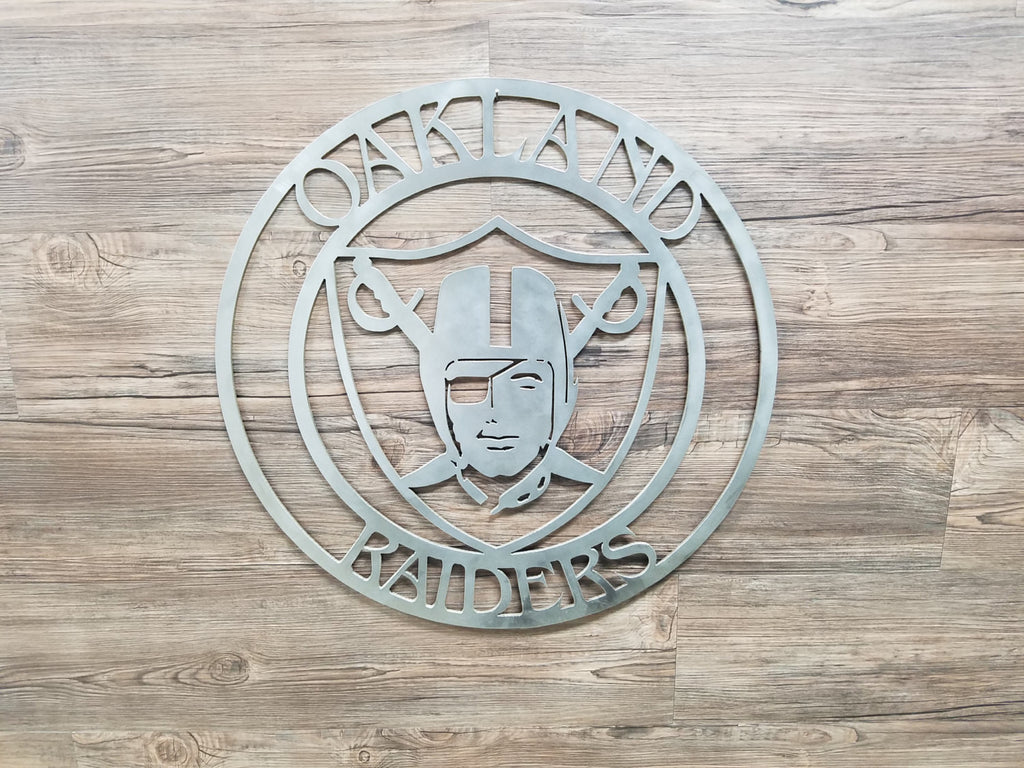 Oakland Raiders Circle With Logo – Arclight CNC