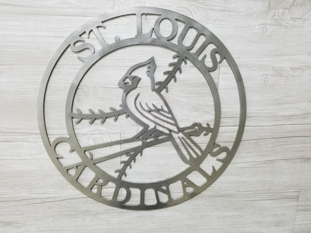 St. Louis Cardinals Circle with Cardinal Logo – Arclight CNC