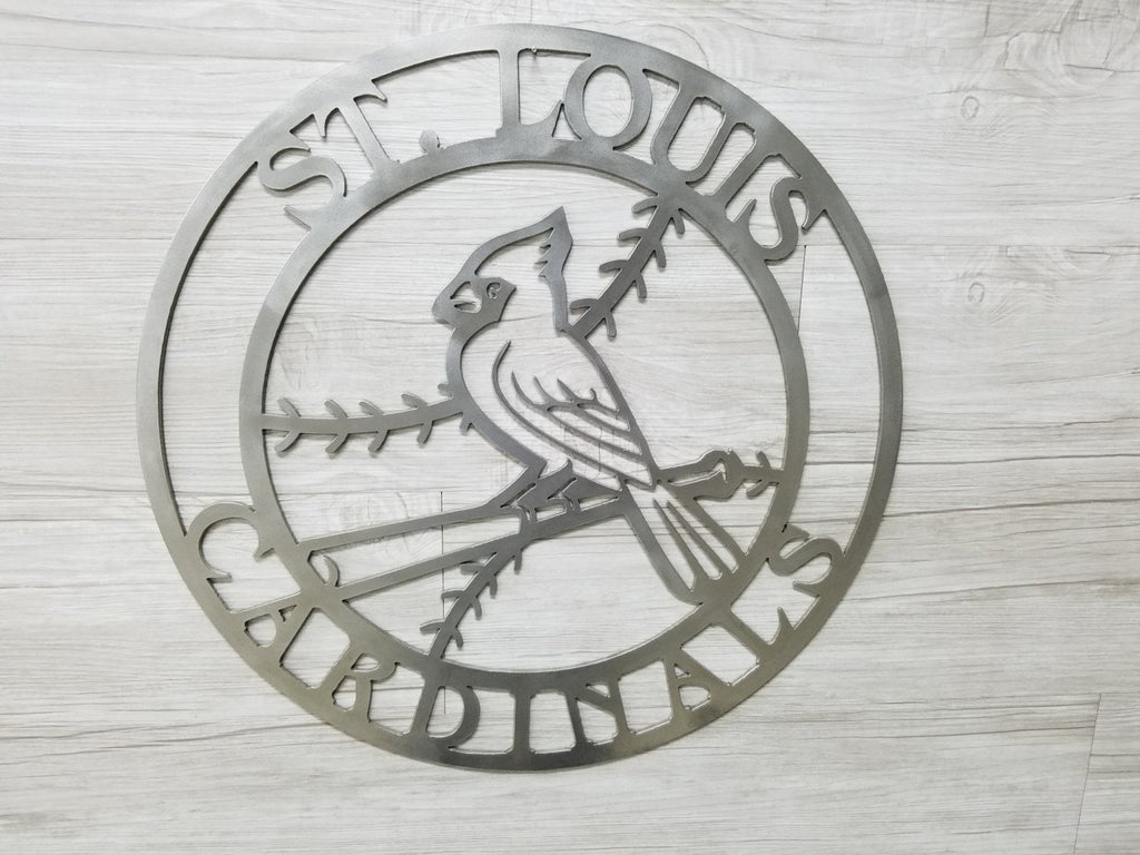 St. Louis Cardinals Circle with Cardinal Logo (Home Decor