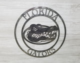 Florida Gators Logo (Home Decor, Football, Sports, Wall Art, Metal Art)