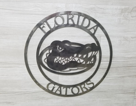 Florida Gators Logo (Home Decor, Football, Sports, Wall Art, Metal Art)