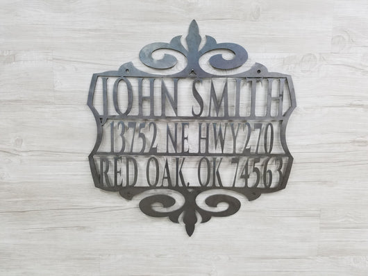 Mailbox Name & Address Sign