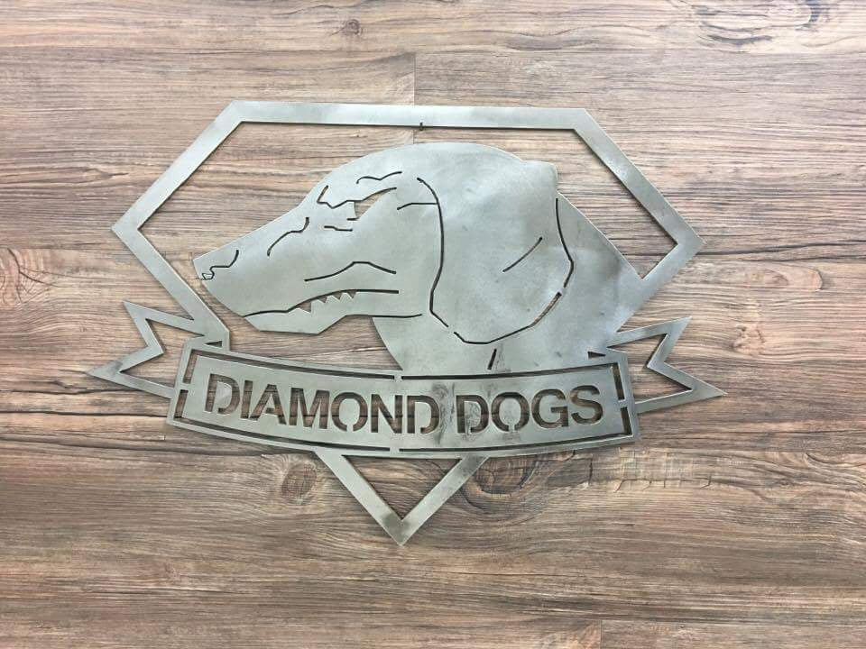 metal gear solid dog Diamond Dogs Logo from Metal Gear Solid – Arclight CNC