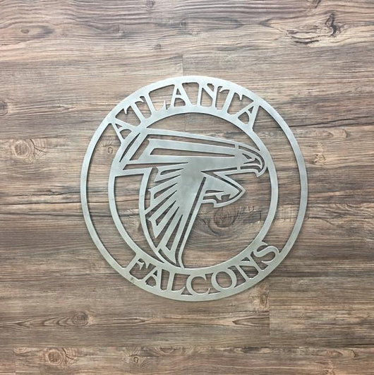 Atlanta Falcons Circle Metal Art