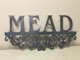 Address or Mailbox Name With Design (Home Decor, Wall Art, Metal Art, {Can Be Personalized})
