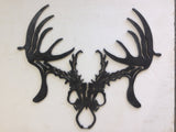 Texas Trophy Hunter Association Deer Head Skull (Home Decor, Wall Art, Metal Art)