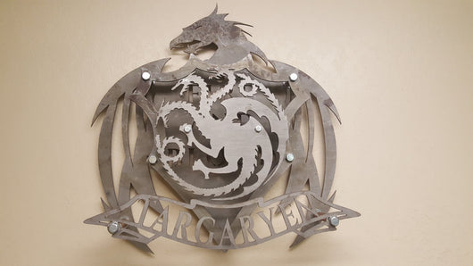 HOUSE TARGARYEN Coat of Arms from the Game of Thrones series,  4 layered shield