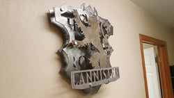 HOUSE LANNISTER Coat of Arms from the Game of Thrones series,  4 layered shield