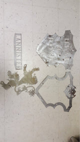 HOUSE LANNISTER Coat of Arms from the Game of Thrones series,  4 layered shield 3d Metal / Wall Art (Collect them all!)