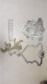 HOUSE LANNISTER Coat of Arms from the Game of Thrones series,  4 layered shield