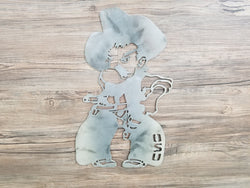 Oklahoma Stat University Circle With Pistol Pete Logo