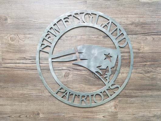 New England Patriots Circle With Logo