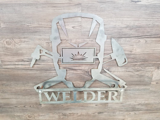 WELDER MASK { skulls / metal art / wall art / home decor / welder / fabrication / welding / tig / ark / mig /(((Can Be PERSONALIZED)))}