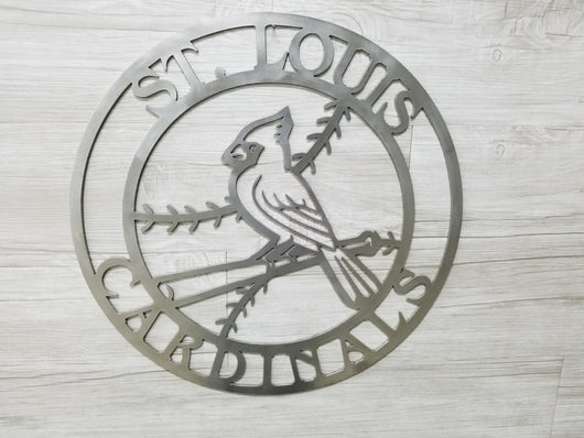 St. Louis Cardinals Circle with Cardinal Logo