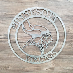 Minnesota Vikings Circle with Viking Logo
