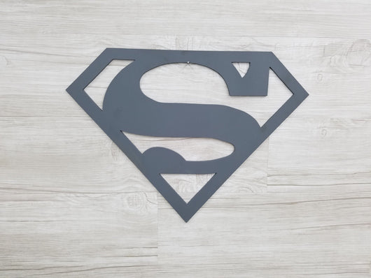 Superman Symbol Decor, Home Decor, Wall Art, Unpainted