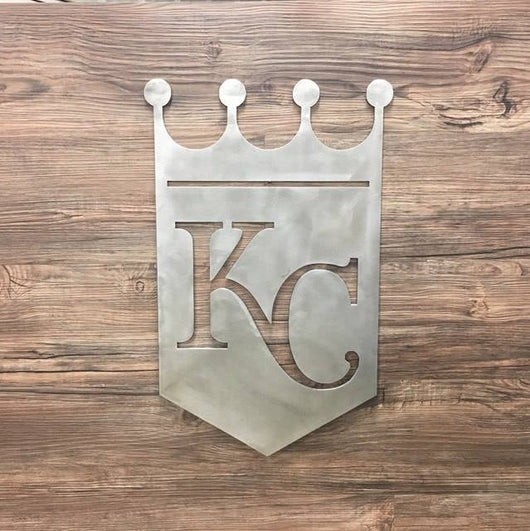 Kansas City Royals Logo (Home Decor, Wall Art, Metal Art)