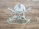 OILFIELD SKULL { skulls / metal art / wall art / home decor / roughneck / oilfield trash / oilfield life /(((Can Be PERSONALIZED)))}