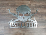 FABRICATOR Skull { skulls / metal art / wall art / home decor / welder / fabrication / welding / tig / ark / mig /(((Can Be PERSONALIZED)))}