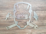 WELDER MASK { skulls / metal art / wall art / home decor / welder / fabrication / welding / tig / ark / mig /(((Can Be PERSONALIZED)))}