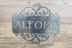 Family Name Plate