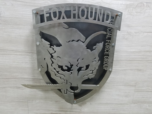 foxhound metal gear logo Metal Gear Solid Foxhound Logo 3D (Orginal version) – Arclight CNC
