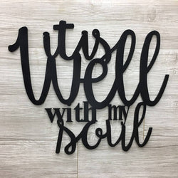 It Is Well With My Soul Metal Art