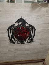 HOUSE TARGARYEN Coat of Arms from the Game of Thrones series,  4 layered shield 3d Metal / Wall Art (Collect them all!)