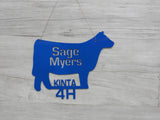 Show Animal Name Plate