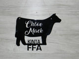 Show Animal Name Plate