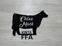 Show Animal Name Plate