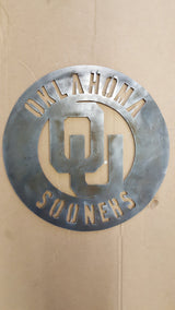 Oklahoma Sooners Cirlce with OU logo