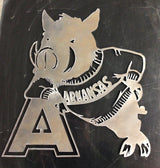 Arkansas Razorbacks Logo Leaning on A