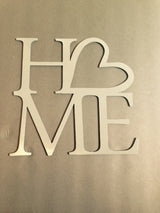 Home With Heart (Home Decor, Wall Art, Metal Art)