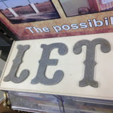 Letters, Numbers, Asterisk, Monograms, Home Decor, Unpainted